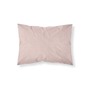 Funda de almohada de lino, algodón y poliéster rojo 50x80 c…