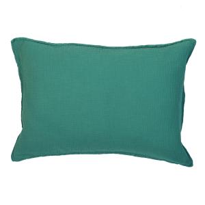 Funda de almohada gasa de algodón color esmeralda 50 x 70 c…