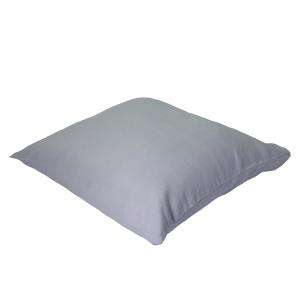 Funda de almohada lino lavado color perla 65 x 65 cm