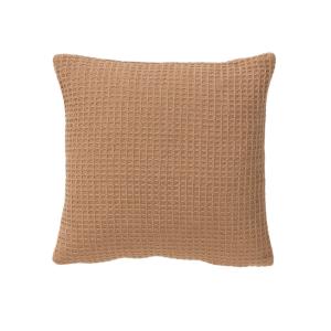 Funda de almohada marrón claro 45x45
