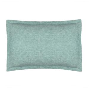 Funda de almohada (x1) lino chambray 50x70 verde celadón
