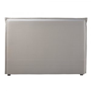 Funda de cabecero 160 de algodón gris