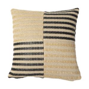 Funda de cojín efecto rafia - cuadrado - 45x45cm - bicolor…