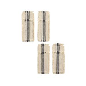 Funda de cubiertos (set de 4 uds) color gris oscuro 21x8