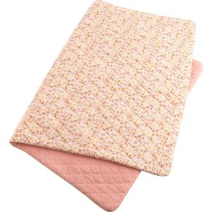 Funda de cuna de algodón rosa