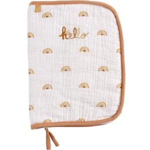 Funda de libro de salud de algodón blanco