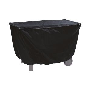 Funda de lona negra para barbacoa talla s rectangular