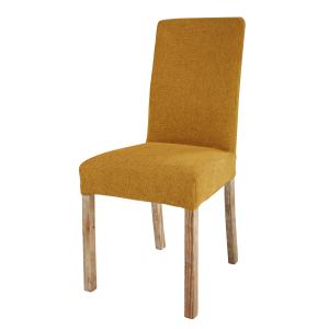 Funda de silla de tela reciclada ocre, compatible con la si…