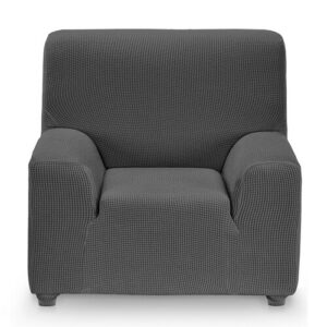 Funda de sillón bielástica   gris 70 - 110 cm