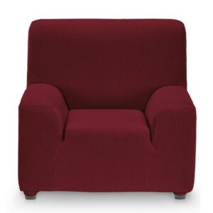 Funda de sillón bielástica   rojo 70 - 110 cm