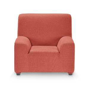 Funda de sillón elástica adaptable naranja 70 - 110 cm