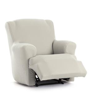 Funda de sillón relax XL bielástica crudo 60 - 90 cm