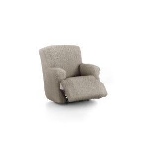 Funda de sillón relax XL elástica topo 60 - 110 cm