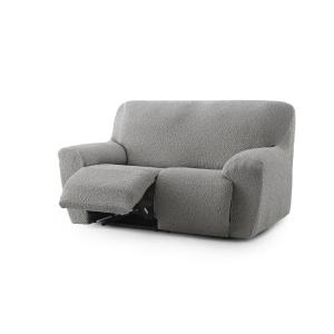 Funda de sofá 2 plazas relax elástica gris claro 150 - 200