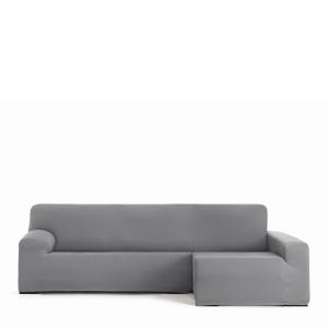 Funda de sofá chaise longue bielástica derecha gris 250 - 3…