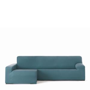 Funda de sofá chaise longue bielástica izquierda verde  250…