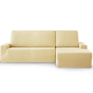 Funda de sofá chaise longue derecha (240-280) beige