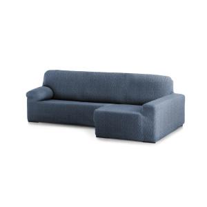 Funda de sofá chaise longue elástica derecha azul 250 - 360…