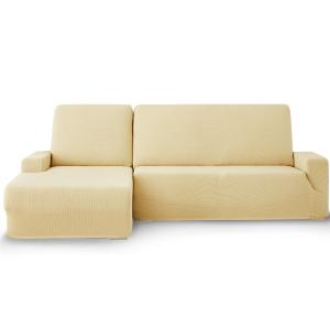 Funda de sofá chaise longue izquierda (240-280) beige