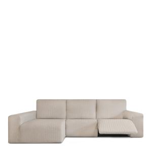 Funda de sofá chaise relax bielástica izquierda lino 250 -…