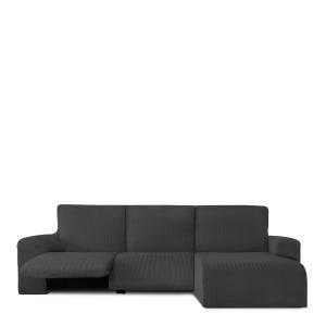 Funda de sofá chaise relax derecha b/c gris oscuro 250-360…