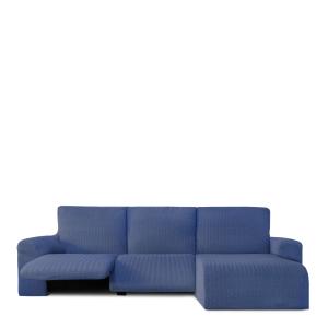 Funda de sofá chaise relax derecha brazo corto azul 250 - 3…