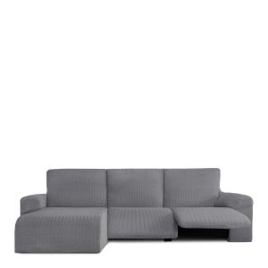 Funda de sofá chaise relax izquierda b/c gris 250 - 360 cm