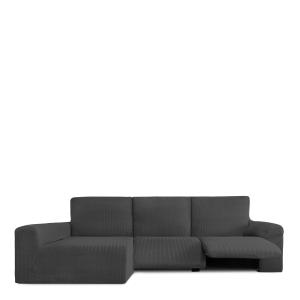 Funda de sofá chaise relax izquierda gris oscuro 250 - 360…