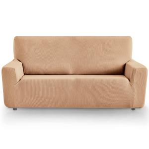 Funda de sofá elástica adaptable teja  130 - 180 cm