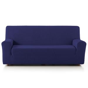 Funda de sofá elástica azul 130 - 180 cm