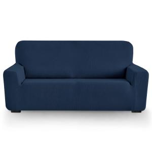 Funda de sofá elástica azul 240 - 270 cm