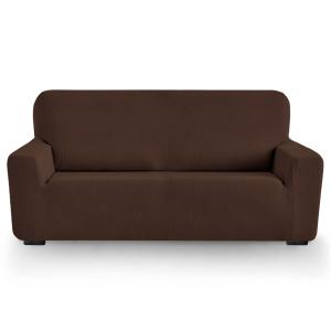 Funda de sofá elástica marron 130 - 180 cm