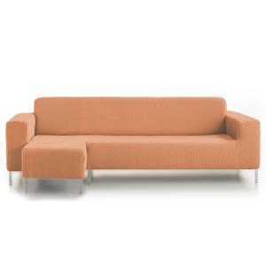 Funda de sofá elástica  naranja chaiselongue corto Izquierd…