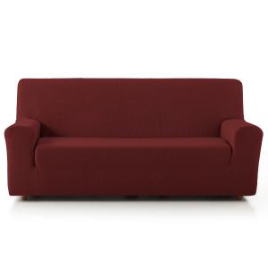 Funda de sofá elástica rojo 130 - 180 cm