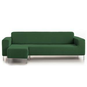 Funda de sofá elástica  verde chaiselongue corto Izquierdo