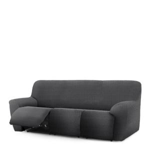 Funda de sofá relax extensible 3 plazas x 3 gris oscuro 200…