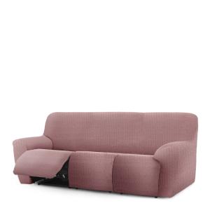 Funda de sofá relax extensible 3 plazas x 3 rosa 200 - 260…