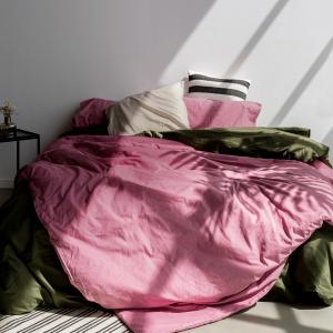 Funda nórdica 100% algodón magenta 240x220 cm (cama 150/160…