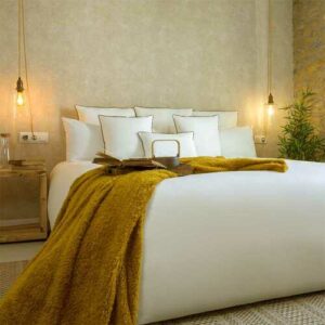 Funda nórdica 100% bambú orgánico beige 240x220 cm cama 150…