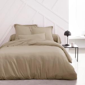 Funda nórdica cama de 160/180 color beige/lino de pol./alg.