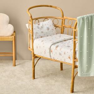 Funda nórdica de algodón percal 180 hilos elefantes blanco.…