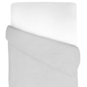 Funda nórdica de gasa de algodón fabricada en Francia Gris…