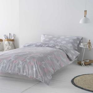 Funda Nordica Infantil algodón poliester GRIS 180x220 Cama…