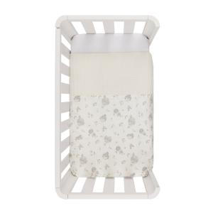 Funda nórdica minicuna 70x77x1 cm beige