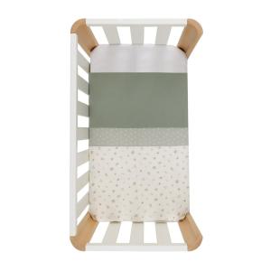 Funda nórdica minicuna 70x77x1 cm crudo