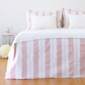 Funda nórdica rosa 100% algodón 200x220 cm (cama 135cm)   2…