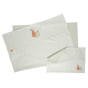 Funda nórdica y funda de almohada de algodón