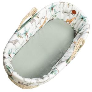 Funda para moisés de satén de algodón