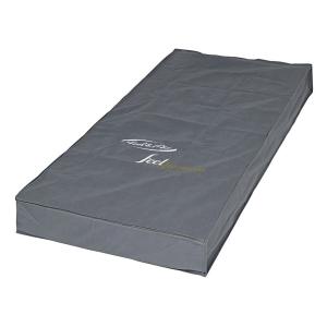 Funda protectora de colchón para cama 1 persona tela gris 9…