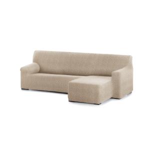 Funda sofá chaise longue elástica derecha b/c beige 250 - 3…